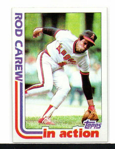 Rod Carew 1982 Topps In Action Series Mint Card #501