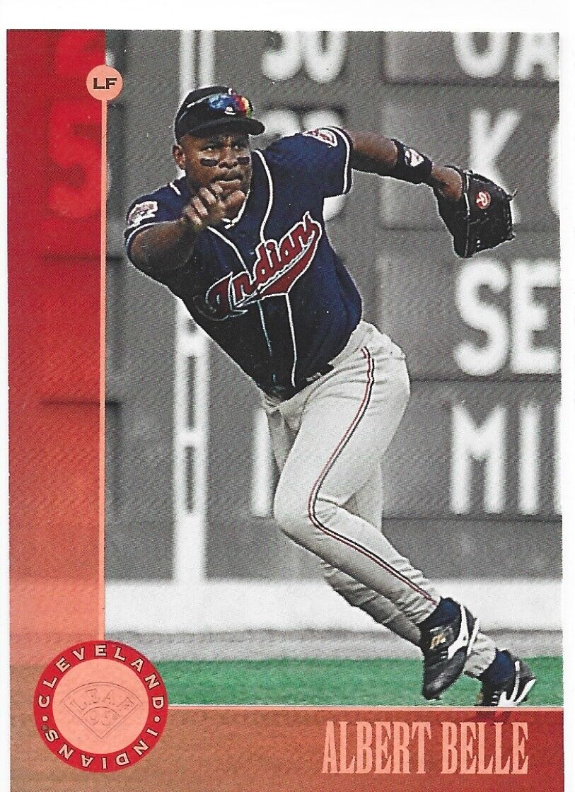 Albert Belle 1996 Leaf Bronze Series Mint Card #94