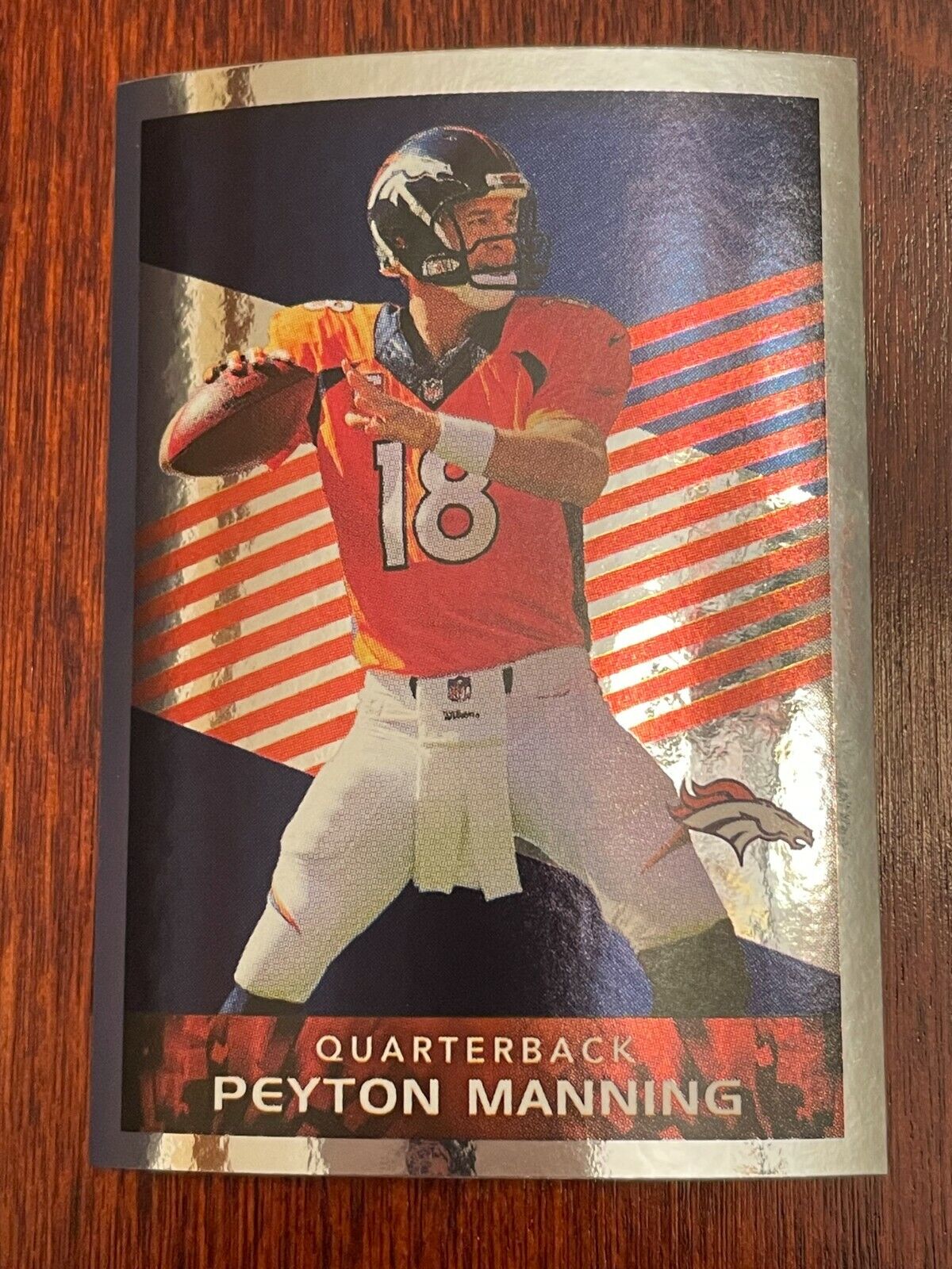 2015 Peyton Manning Game-Worn Jersey Card