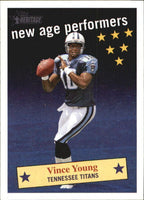 Vince Young 2006 Topps Heritage New Age Performers Series Mint Card #NAP-15
