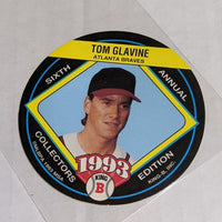 Tom Glavine 1993 King-B Collector's Edition Disc #19