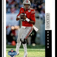 Dwayne Haskins 2019 Score NFL Draft Series Mint Card #DFT-5