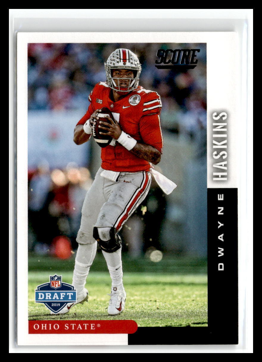 Dwayne Haskins 2019 Score NFL Draft Series Mint Card #DFT-5