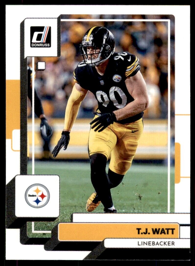 T.J. Watt 2022 Panini Donruss Series Mint Card #221