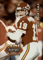 Joe Montana 1995 Playoff Prime Series Mint Card #153
