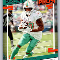 Jaylen Waddle 2023 Panini Prestige Xtra Points Prestigious Pros Series Mint Card #PP-14