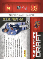 Dustin Byfuglien 2010 2011 Donruss The Ultimate Draft Card #27
