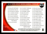 Albert Pujols 2010 Topps Update Series Mint Card #US-215
