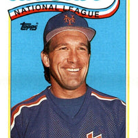 Gary Carter 1989 Topps Series Mint Card #393