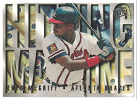 Fred McGriff 1995 Ultra Hitting Machine Series Mint Card #8
