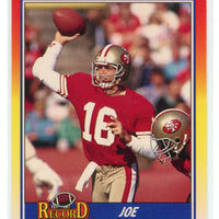 Joe Montana 1990 Score Series Mint Card #594