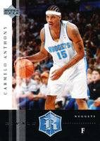 Carmelo Anthony 2004 2005 Upper Deck Rivals Series Mint Card #24
