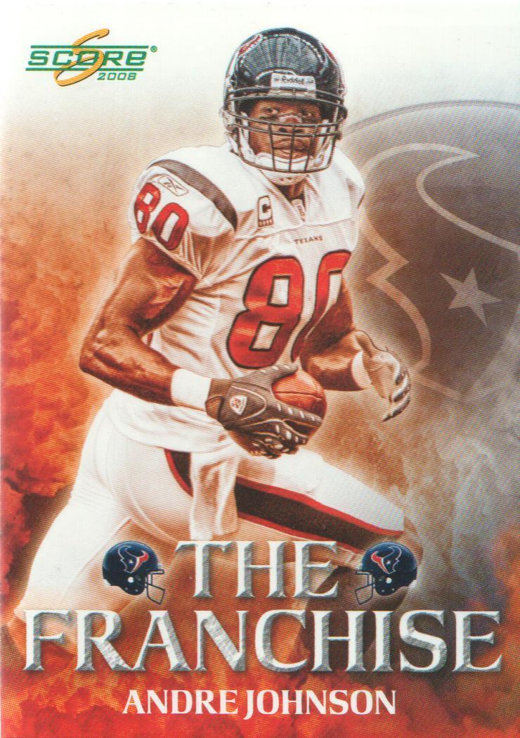 Andre Johnson 2008 Score The Franchise Series Mint Card  #F-21