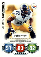 James Harrison 2010 Topps Attax Code Card Series Mint Card
