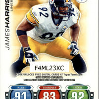 James Harrison 2010 Topps Attax Code Card Series Mint Card