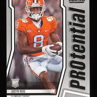 Justyn Ross 2022 Panini Score Potential Mint Rookie Card #P-JR