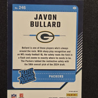 Javon Bullard 2024 Panini Donruss Optic Rated Rookie Silver Holo Series Mint Card #246