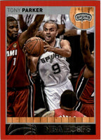 Tony Parker 2013 2014 Hoops Series RED PARALLEL VERSION Mint Card #60
