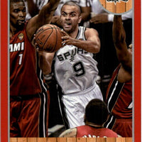 Tony Parker 2013 2014 Hoops Series RED PARALLEL VERSION Mint Card #60