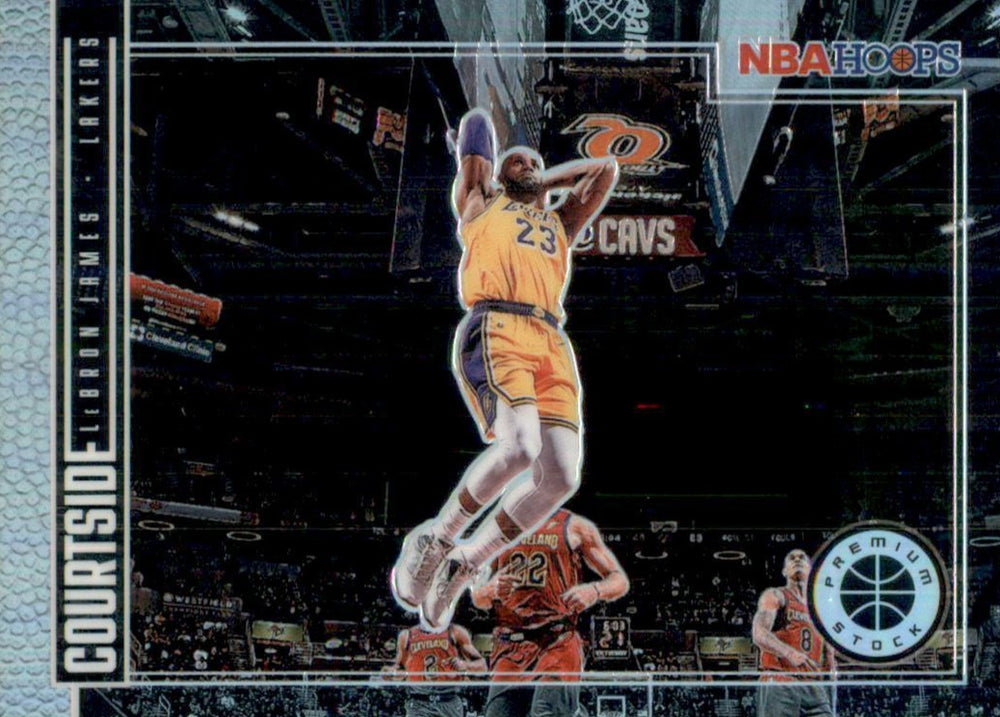 LeBron James 2019 2020 Hoops Premium Stock Courtside Series Mint Card #1