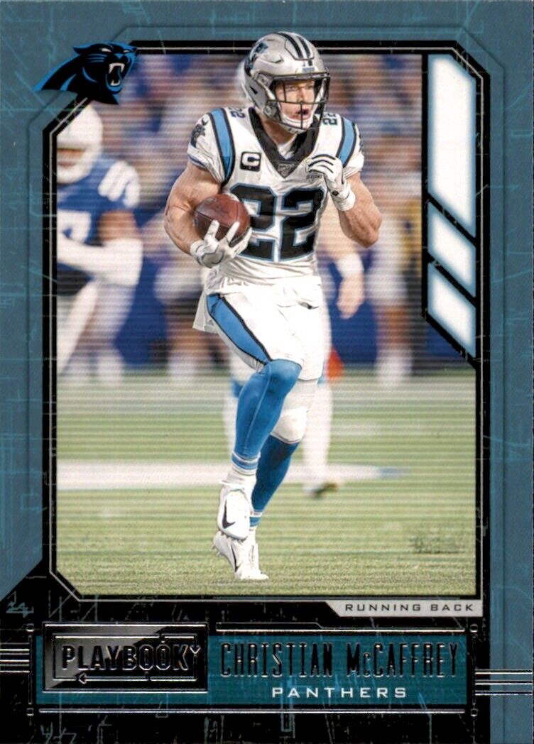 Christian McCaffrey 2020 Panini Playbook Series Mint Card #81