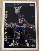 Karl Malone 1994 1995 Topps Own the Game Super Scorer Series Mint Card
