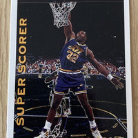 Karl Malone 1994 1995 Topps Own the Game Super Scorer Series Mint Card