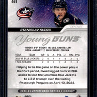 Stanislav Svozil 2023 2024 Upper Deck Young Guns Series Mint Card #461