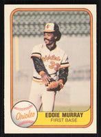 Eddie Murray 1981 Fleer Series Mint Card #184
