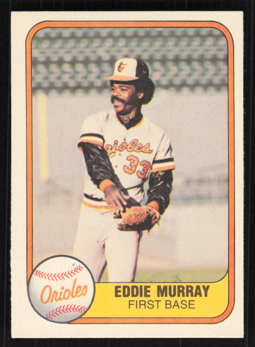 Eddie Murray 1981 Fleer Series Mint Card #184