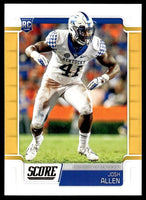 Josh Allen 2019 Score Gold Parallel Series Mint Rookie Card #364
