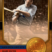 Babe Ruth 2012 Topps Golden Greats Series Mint Card #GG71