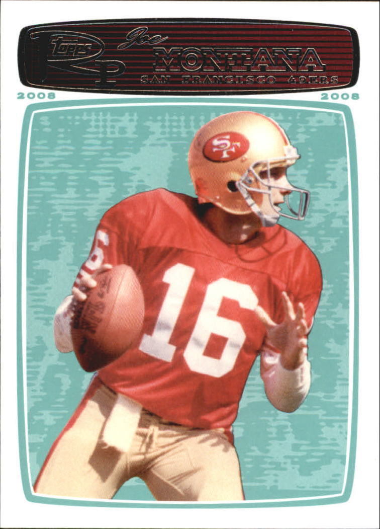 Joe Montana 2008 Topps Rookie Progression Series Mint Card #160