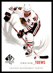 Jonathan Toews 2009 2010 SP Authentic Card #19