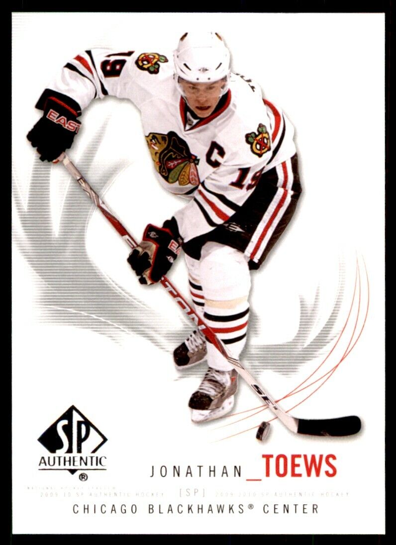 Jonathan Toews 2009 2010 SP Authentic Card #19