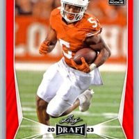 Bijan Robinson 2023 Leaf Draft Red Series Mint Rookie Card #41