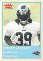 Steven Jackson 2004 Fleer Tradition Blue Series Mint Rookie Card #341
