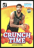 Jayson Tatum 2022 2023 Panini Donruss Crunch Time Series Mint Card #11
