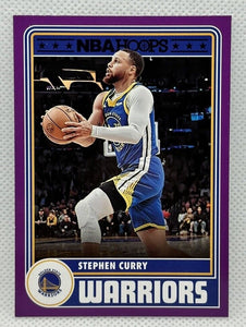 Stephen Curry 2023 2024 Panini NBA Hoops Purple Series Mint Card #292