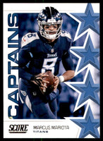 Marcus Mariota 2019 Score Captains Series Mint Card #C-29
