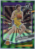 Austin Reaves 2023 2024 Panini Donruss Green Laser Holo Series Mint Card #18
