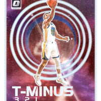 Stephen Curry 2022 2023 Donruss Optic T-Minus 3 2 1 Series Mint Card #10