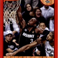 Dwayne Wade 2013 2014 Hoops Series RED PARALLEL VERSION Mint Card #52