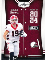 Brock Bowers 2023 Leaf Draft Class of 2024 Series Mint Rookie Card #76
