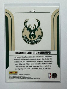 Giannis Antetokounmpo 2023 2024 Donruss Franchise Features Card #10
