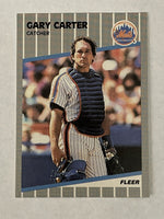 Gary Carter 1989 Fleer Series Mint Card #30
