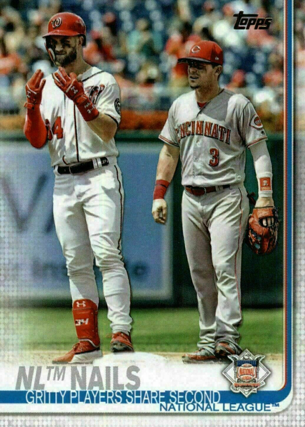 Bryce Harper 2018 Topps Gritty Players Share Second Series Mint Card #145