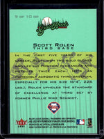 Scott Rolen 2002 Fleer Tradition Grass Roots Mint Card #9
