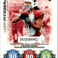 Larry Fitzgerald 2010 Topps Attax Code Card Series Mint Card