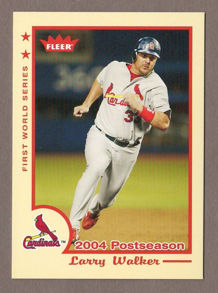 Larry Walker 2005 Fleer Tradition Series Mint Card #347